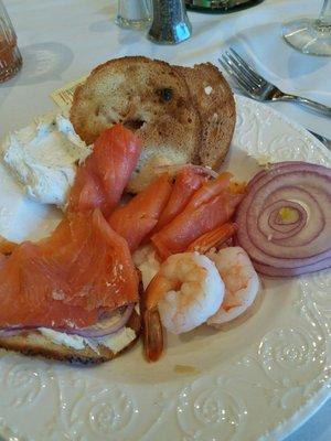 Very good smoked salmon at brunch