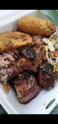 Jerk chicken plate