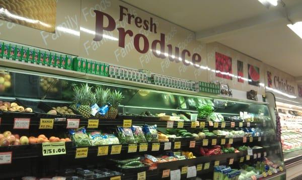 Produce and fruit aisle