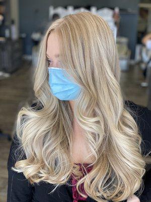 Balayage with baby-lites