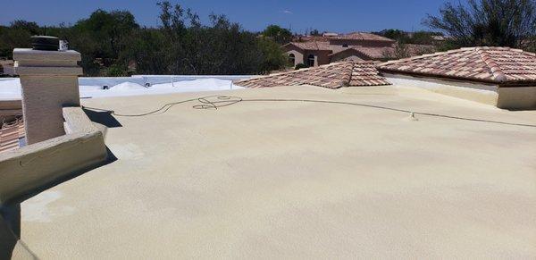 Foam Re-Roof.