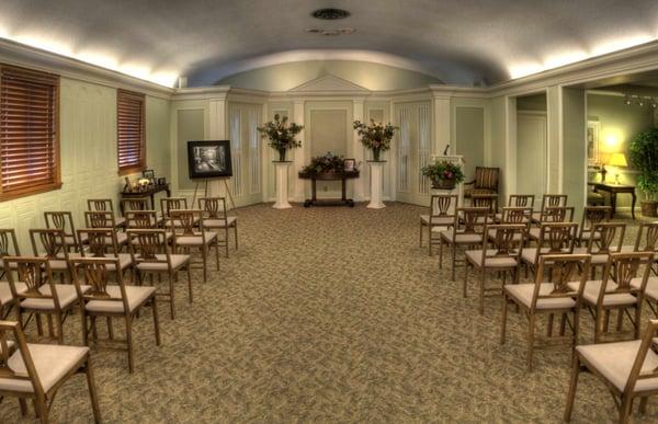 David Lee Funeral Home chapel