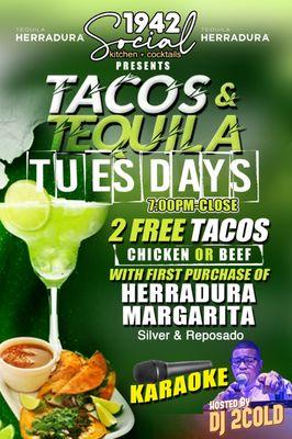 Tacos and Karaoke Tuesday's have just been elevated!