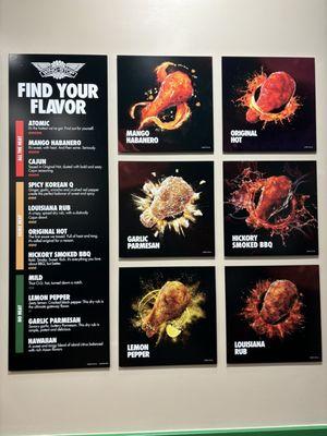 Flavor Menu