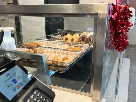 Sad assortment of donuts.