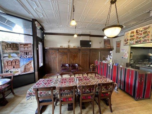 Beautiful dining area.