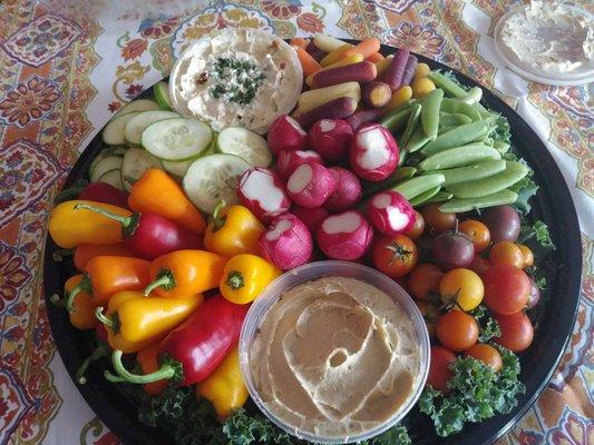 Crudite platter