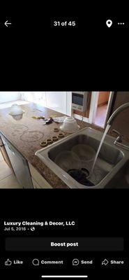 Light fixture cleaning