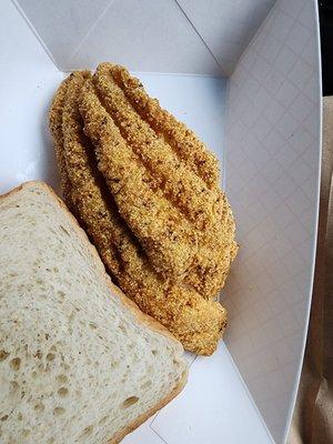 $5.00 Fried Catfish sandwhich