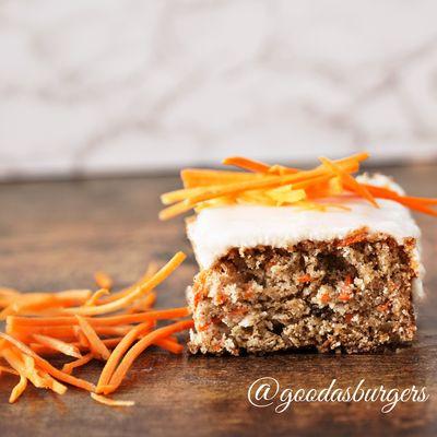 Plant-based carrot cake