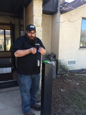 Working on our handicap accessible door