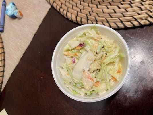 Side of cole slaw