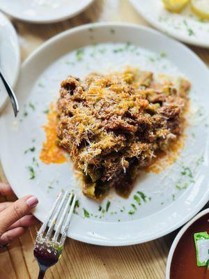 Short rib ragu pappardelle