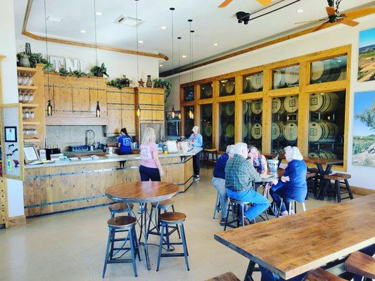 Inside the tasting room