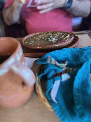 Carne en su jugo with fresh tortillas