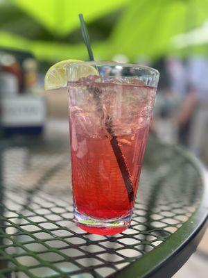 Cherry Limeade  Deep Eddy Lime, Lemon-Lime Soda, Grenadine