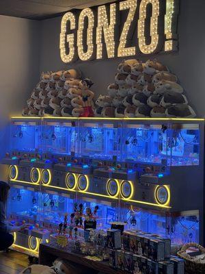 Claw machines in Gonzo! Store (separate location from Gonzo! Ramen)