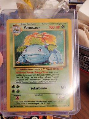 Excellent condition Base set Venusaur