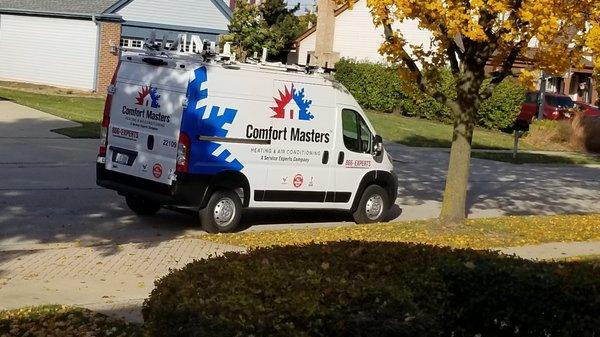 Avoid Comfort Masters Service Experts in Wheeling at all costs! Overpriced and very poor service