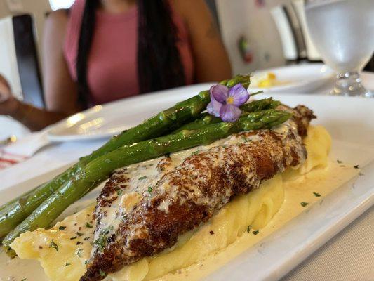 Honey garlic crusted chicken