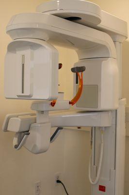 green CBCT scan