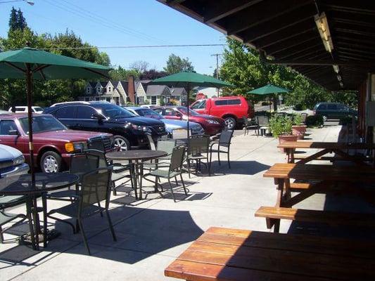 Enjoy full bar and patio seating