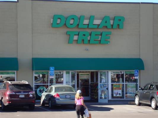 Dollar Tree storefront Upclose, 8575 S Quebec St, Ste B, Highlands Ranch, CO 80130 visit.  November 30th 2013.