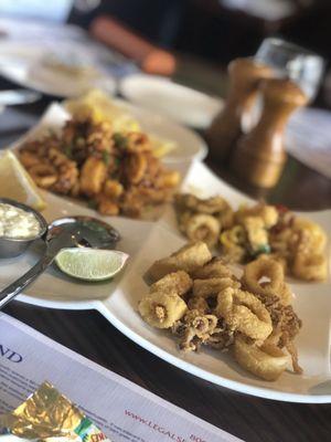 Crispy Calamari** trio