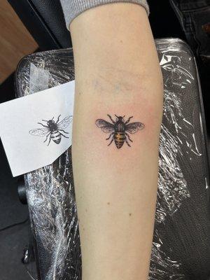 Bee tattoo