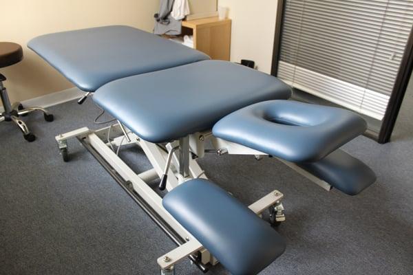 Comfortable treatment tables