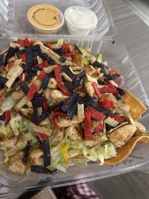 Chicken taco salad