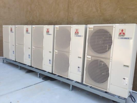 Mitsubishi City Multi Equipment, High efficiency Heat pumps that can heat your space to Zero and below!