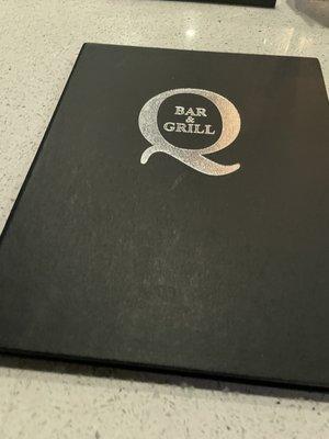 The menu