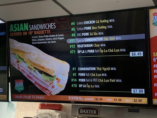 Menus of the best sandwiches in Commerce