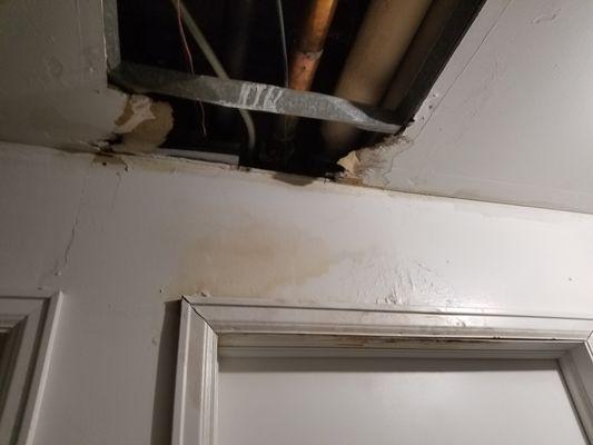 A small drip can create Mold damage very quickly! Mold growth can start after 24 hours.