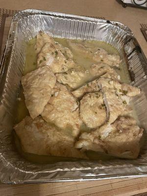 Chicken Francese half tray