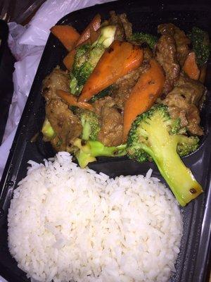 Beef and broccoli