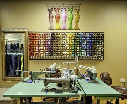 State of the art machinery of all kinds for expert alterations for the entire family.