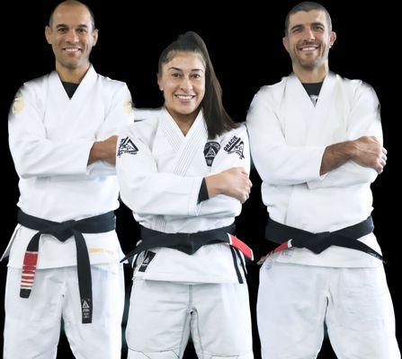 Coach Chelsea with Rener & Ryron Gracie at the Re-Certification Instructor Certification Program.