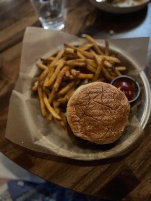 Peanut butter burger