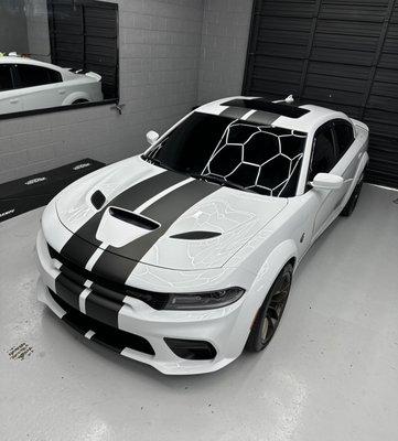 Stripes on Hellcat