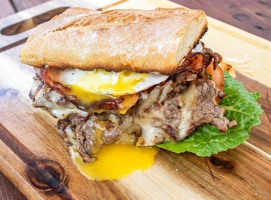 Lomito, Rib eye steak sandwich