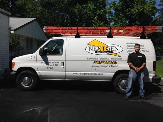 A proud moment for myself after our first truck was lettered!