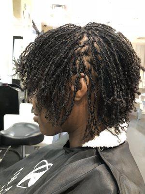 Fresh Sisterlocks Re-Tightening!