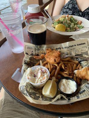 Cod fish and chips