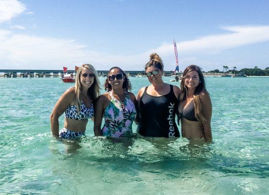 Hang at the world famous Crab Island!