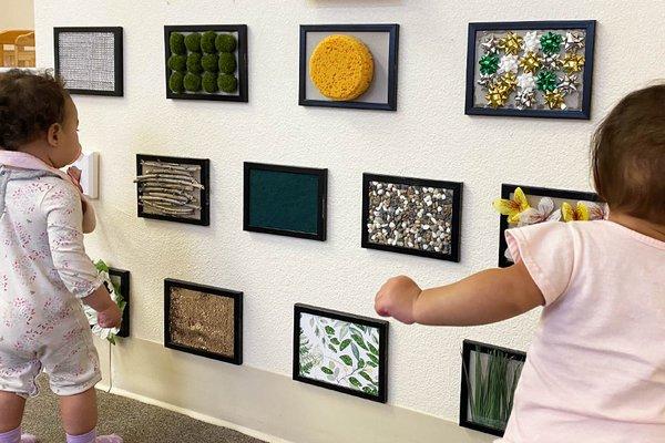 Infant sensory wall