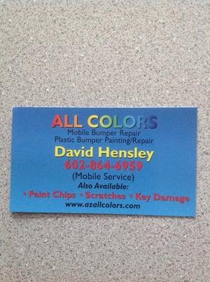 All Colors Mobile Bumper Repair