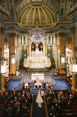 Blessed to be married in one of the most beautiful churches in New York City