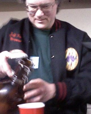 Jeff Fisher 's prized Collaborator Jacket. His brew on tap occaisionally at Widmer Gasthaus!